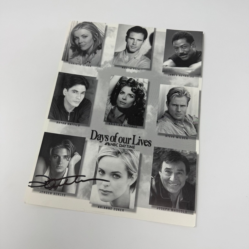 Jensen ackles days of our lives autograph